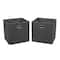 2 Pack Household Essentials 13" Fabric Storage Bins